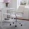 Martha Stewart Piper Upholstered Office Chair in White/Polished Nickel CH-220921-2-WH-MS - alternate 1